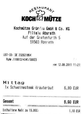 tdle Hffner Kochmtze Restaurant